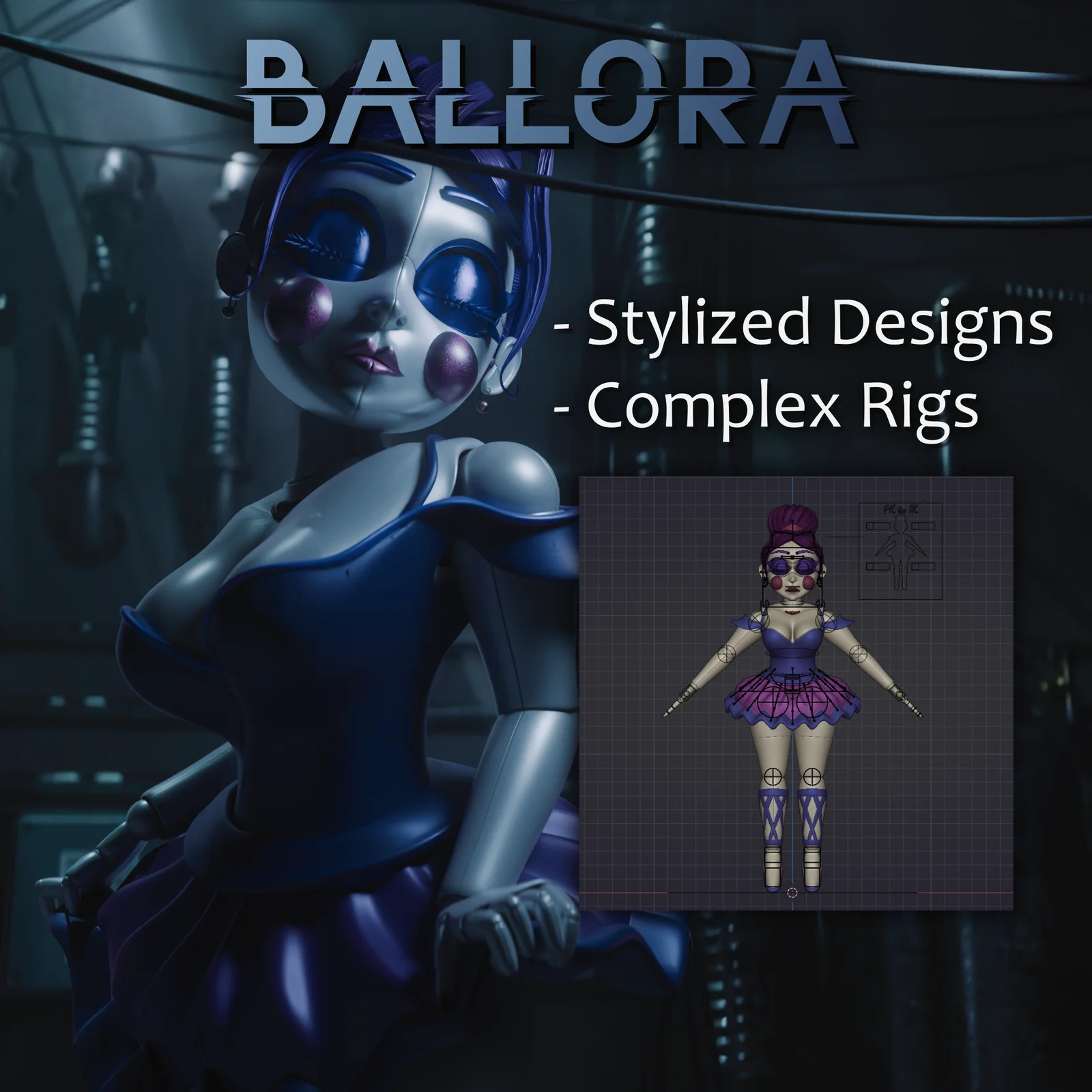 FNAF SL Stylized Animatronics screenshot 2