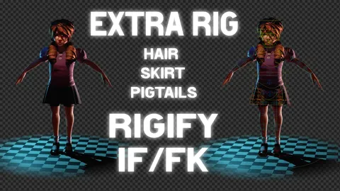 FNaF Stylized Elizabeth Afton - Blender 3d models