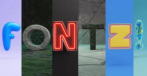 Fontz Free - Blender 3d models