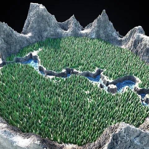 Forest Material - Blender shaders