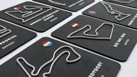 Formula 1 Circuits - Blender 3d models