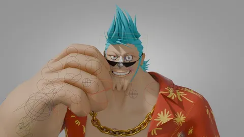 Franky Rig - Blender 3d models