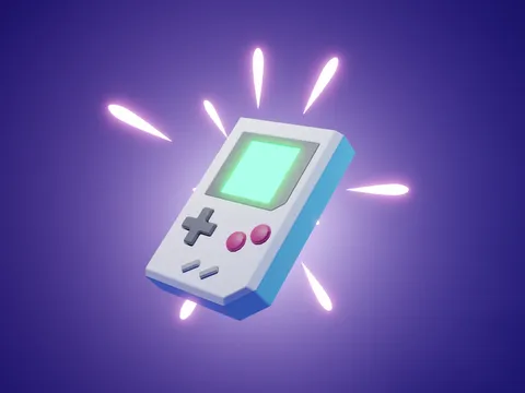 Animated Game Icon - Blender scenes