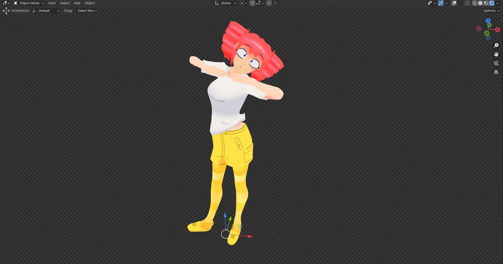 Kasane Teto Character Rig screenshot 2
