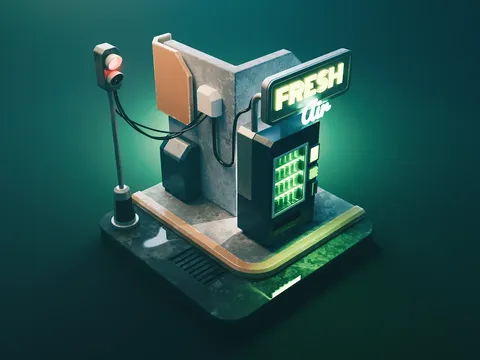 Cyberpunk Scene - Blender scenes