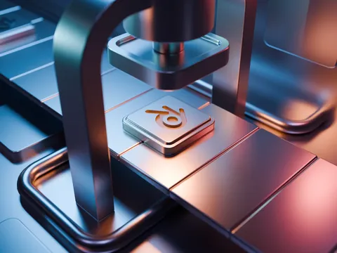 Free 3D Factory Animation Scene - Blender scenes