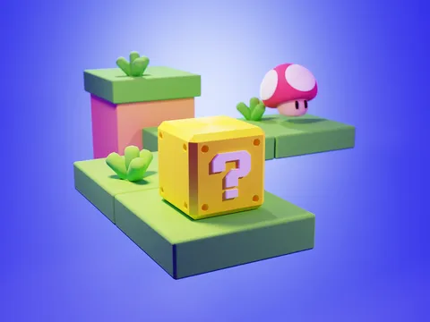 Game Animation Scene - Blender scenes