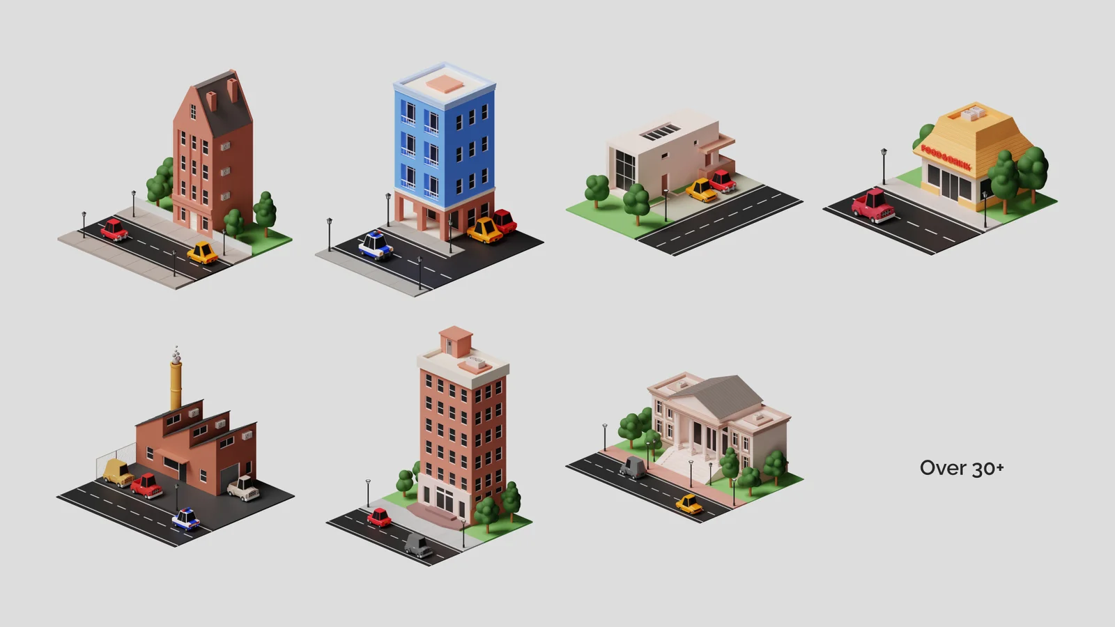 Isometric Building Pack screenshot 2