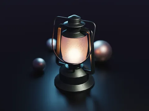 3D Lantern Scene - Blender scenes