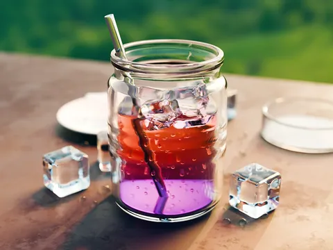 Lemonade Animation Scene - Blender scenes