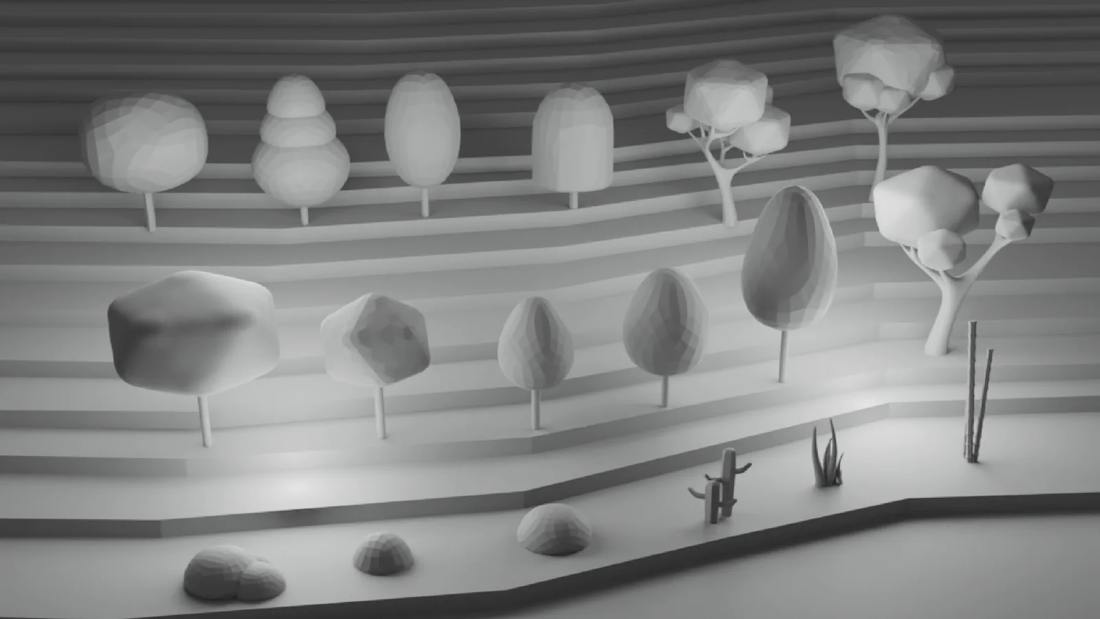 Low Poly Wooden Vegetation screenshot 2