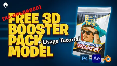 Playing Card Booster Pack - Blender 3d models