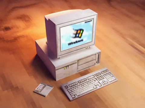 PS1 Style Game Asset - Blender scenes