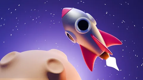 Space Animation Scene - Blender scenes