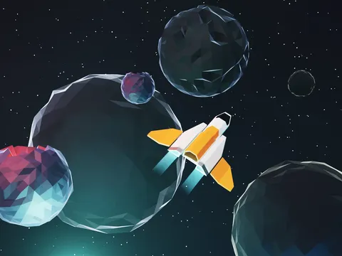 Space Animation Scene - Blender scenes