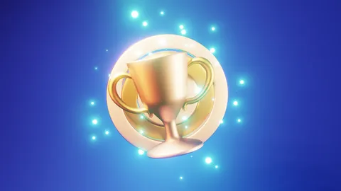 Trophy Animation Scene - Blender scenes