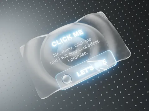 3D UI Wavy Animation Scene - Blender scenes