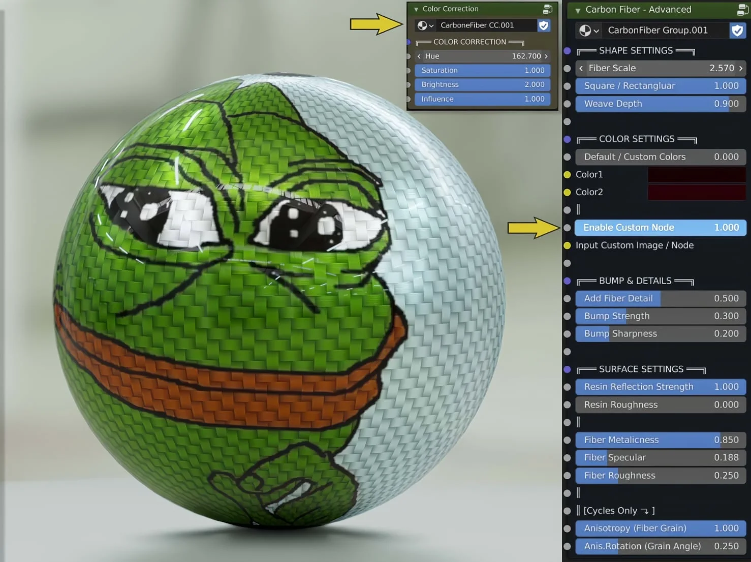 Procedural Carbon Fiber Shader screenshot 6