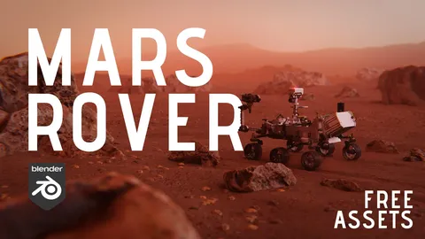 Mars Rover Dust & Tracks - Blender tutorials & courses