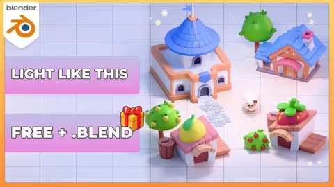 Beauty Lighting Scene - Blender lighting & hdris