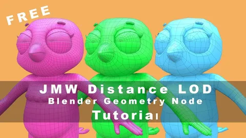 JMW Distance LOD - Blender geometry nodes