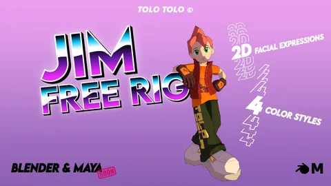 Jim Rig - Blender 3d models