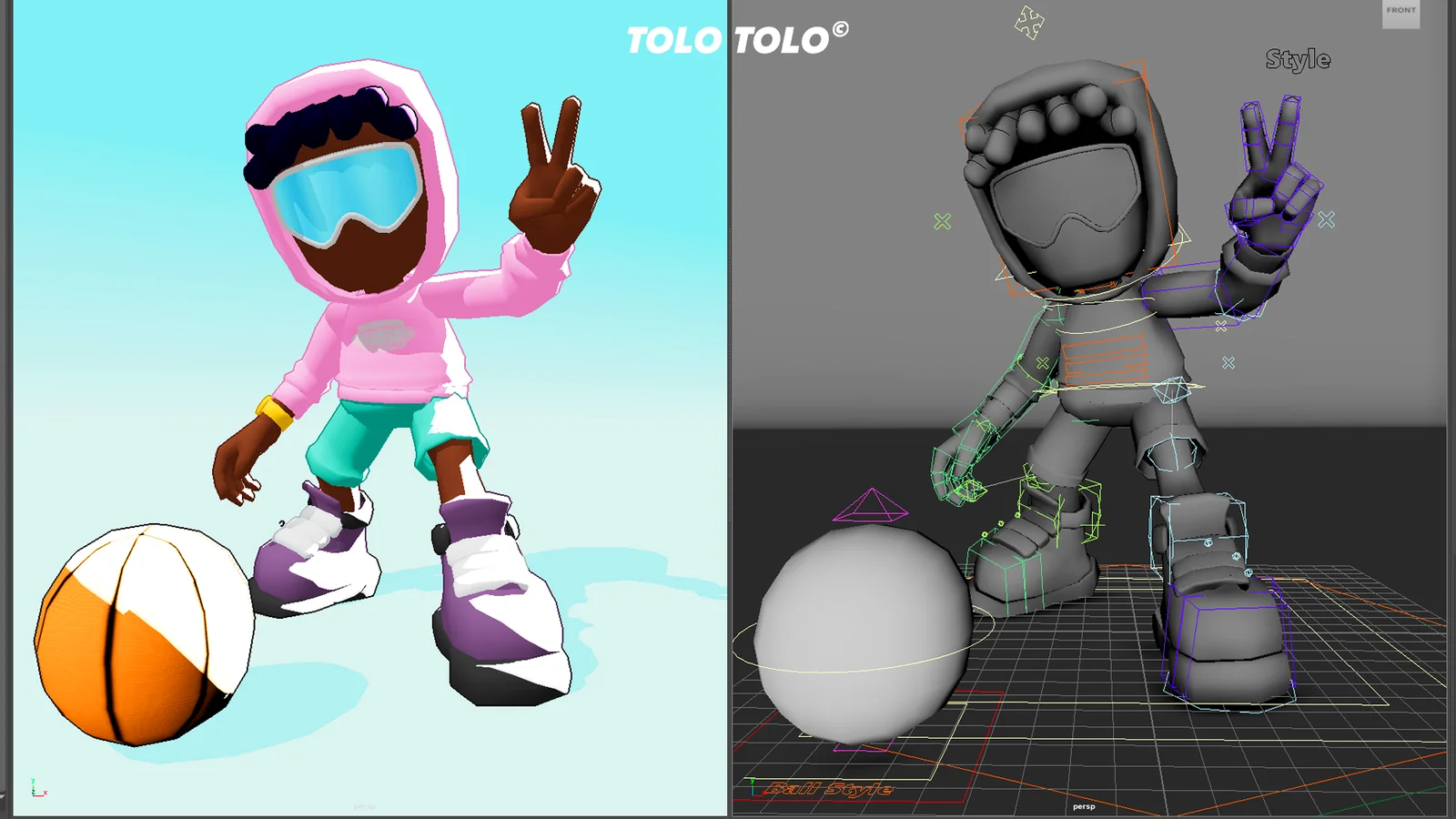 Troy Character Rig screenshot 5