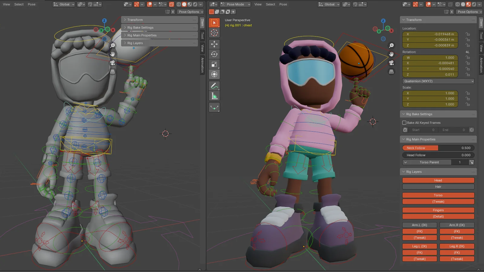 Troy Character Rig screenshot 6