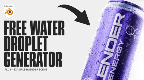 Water Condensation Setup - Blender geometry nodes