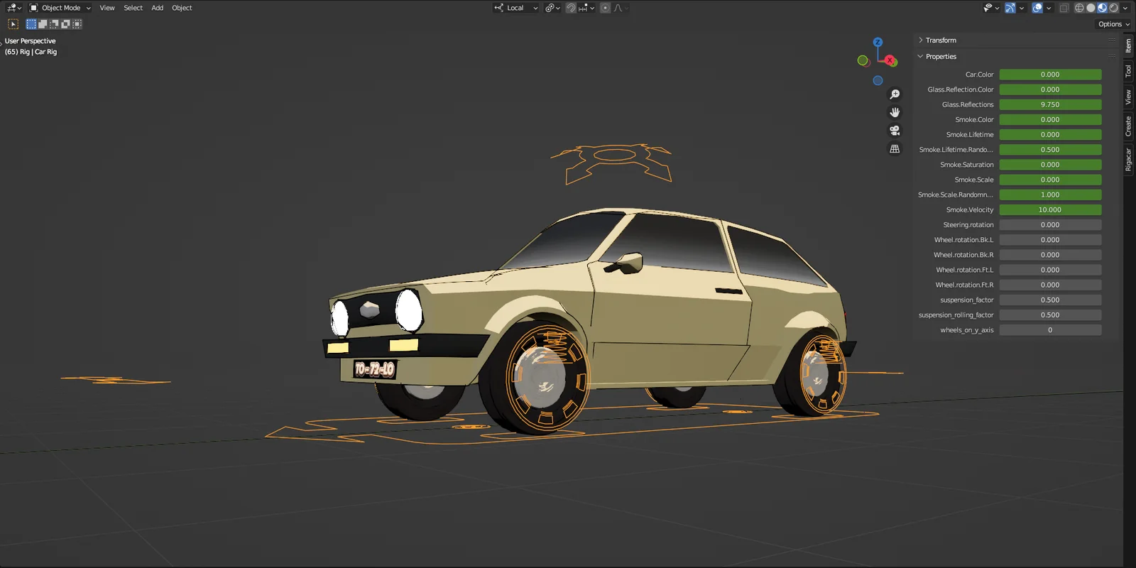 Cel-Shaded Car Rig screenshot 5