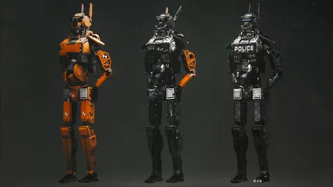 Chappie Robot - Blender 3d models
