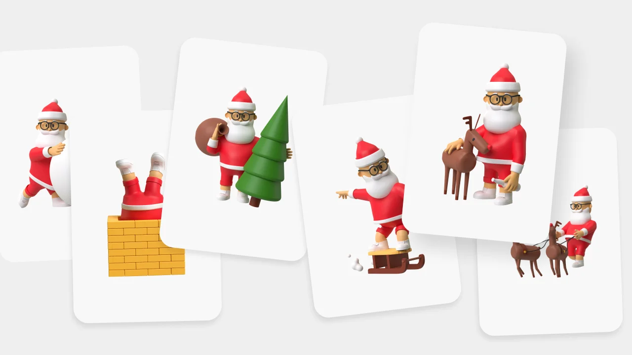 Christmas 3D Illustrations screenshot 3