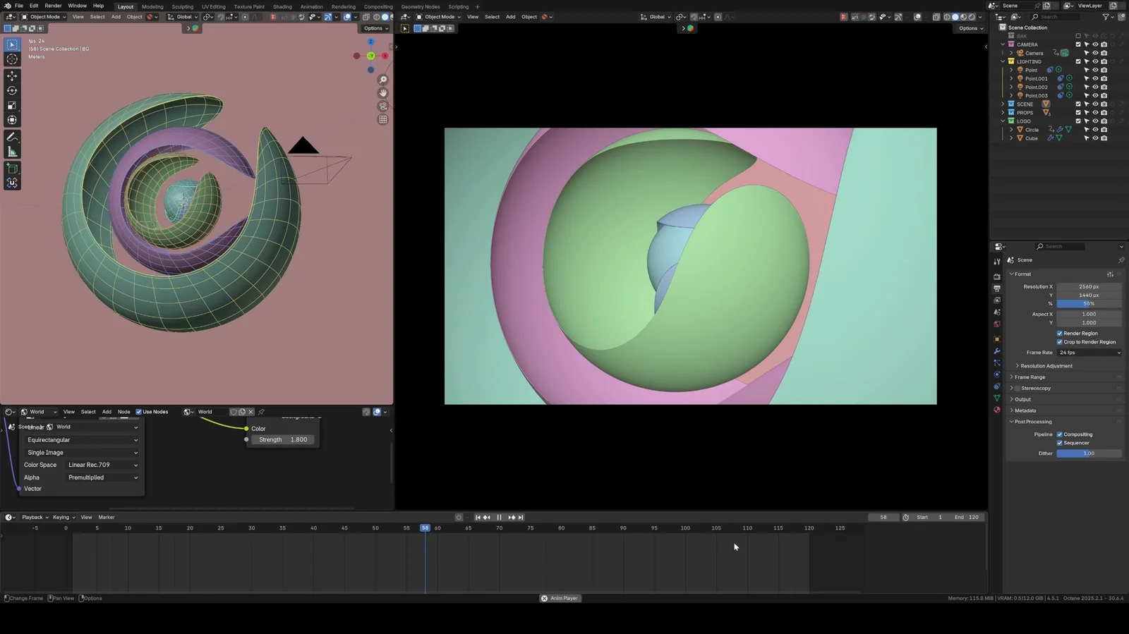 Cinema 4D Style Logo Animation screenshot 2