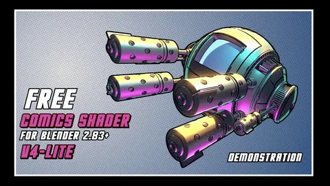 Comics Shader Lite - Blender shaders