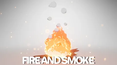 Free Fire and Smoke - Blender scenes