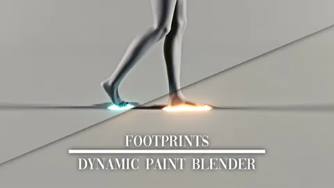 Dynamic Paint Footprints - Blender scenes