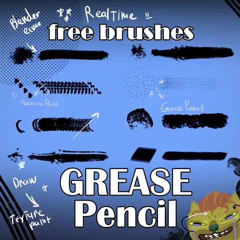 Grease Pencil Brushes - Blender sculpting brushes