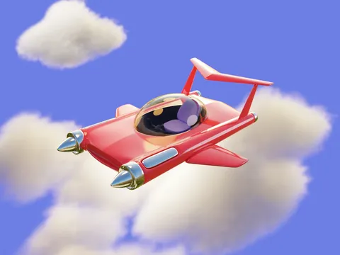 Hover Car Scene - Blender scenes