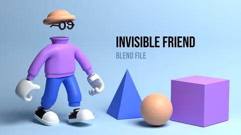 Invisible Friends Rig - Blender 3d models