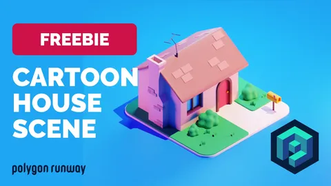Isometric House Scene - Blender scenes