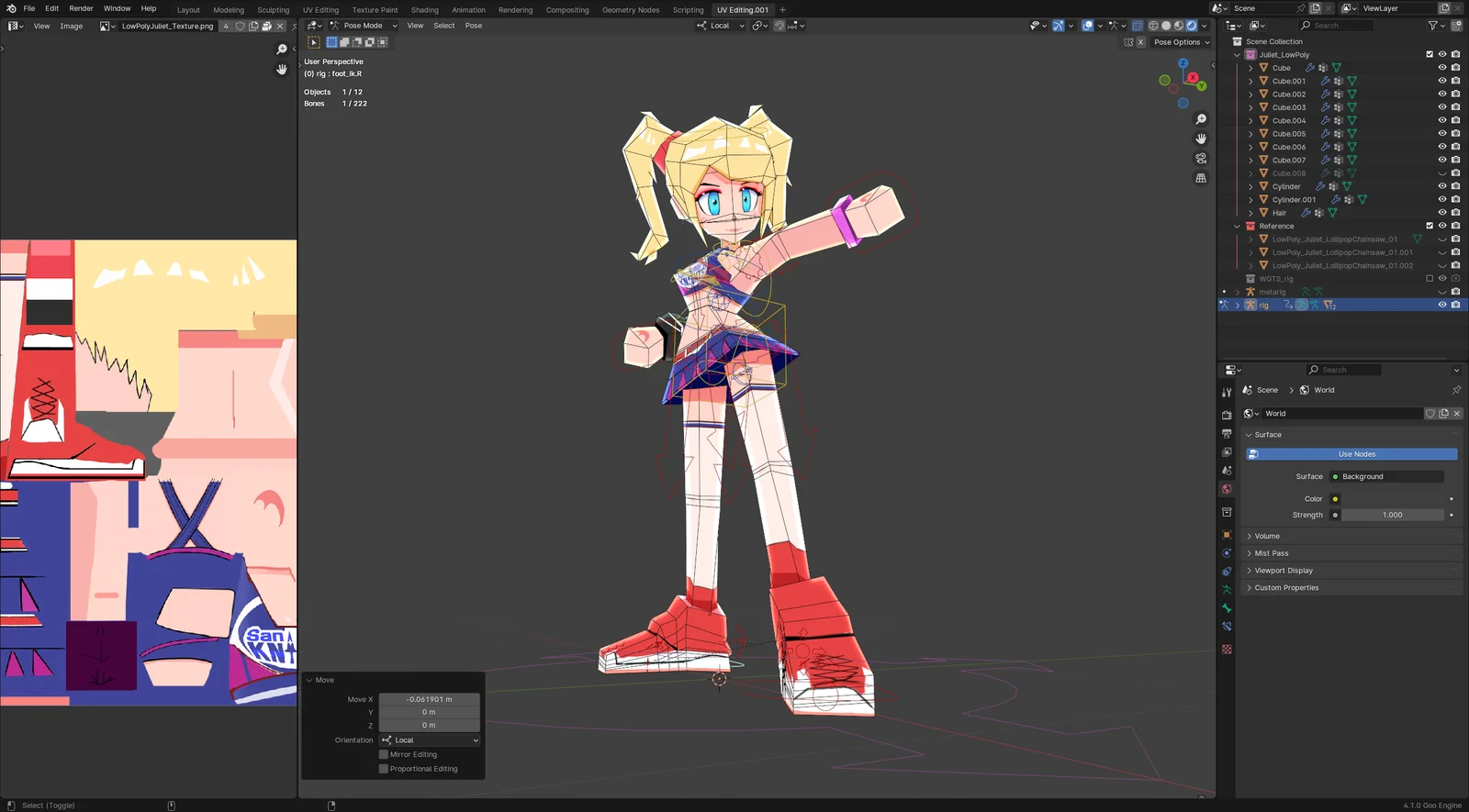 Low Poly Juliet screenshot 5