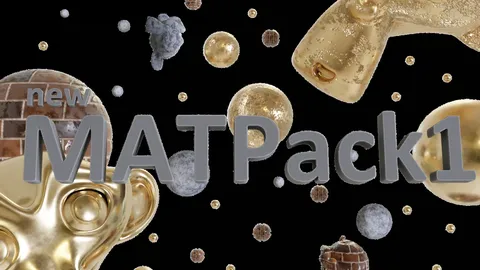 NewMATPack 1 - Blender shaders