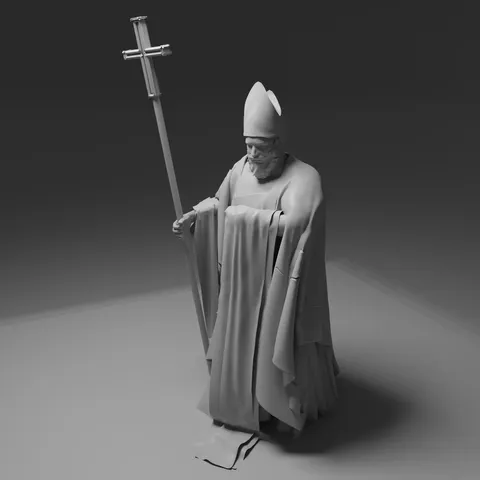 Pope Character - Blender 3d models