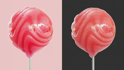 Procedural Meaty Lollipop Material - Blender shaders