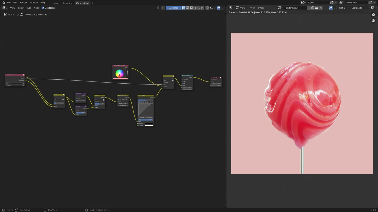 Procedural Meaty Lollipop Material screenshot 3