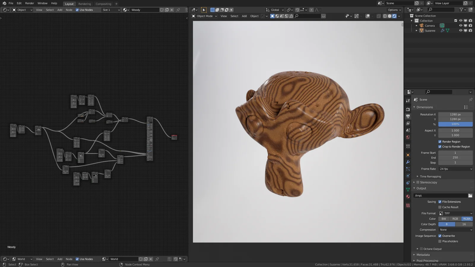 Procedural Woody Material screenshot 2
