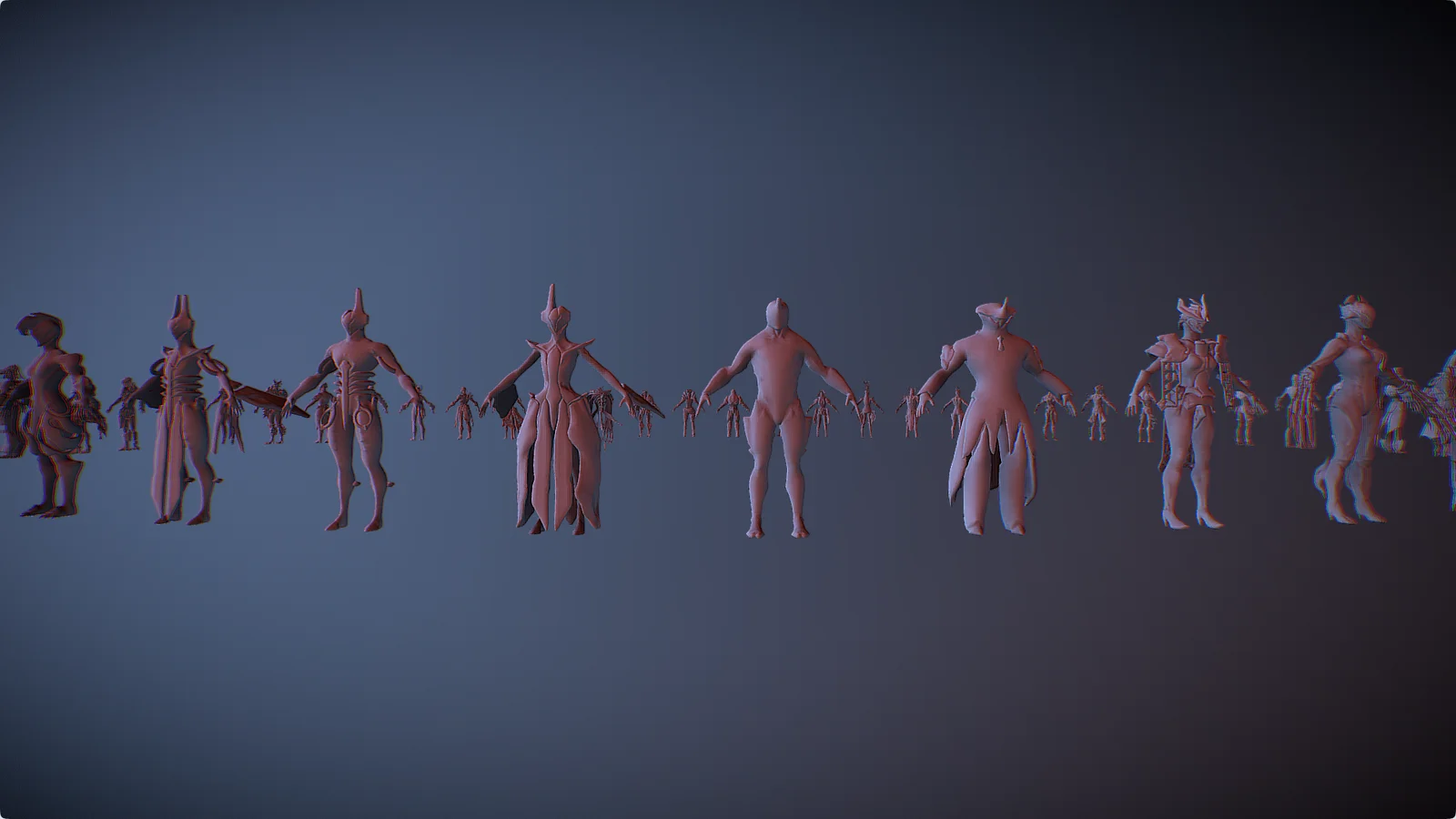 52 Monsters Base Meshes screenshot 2