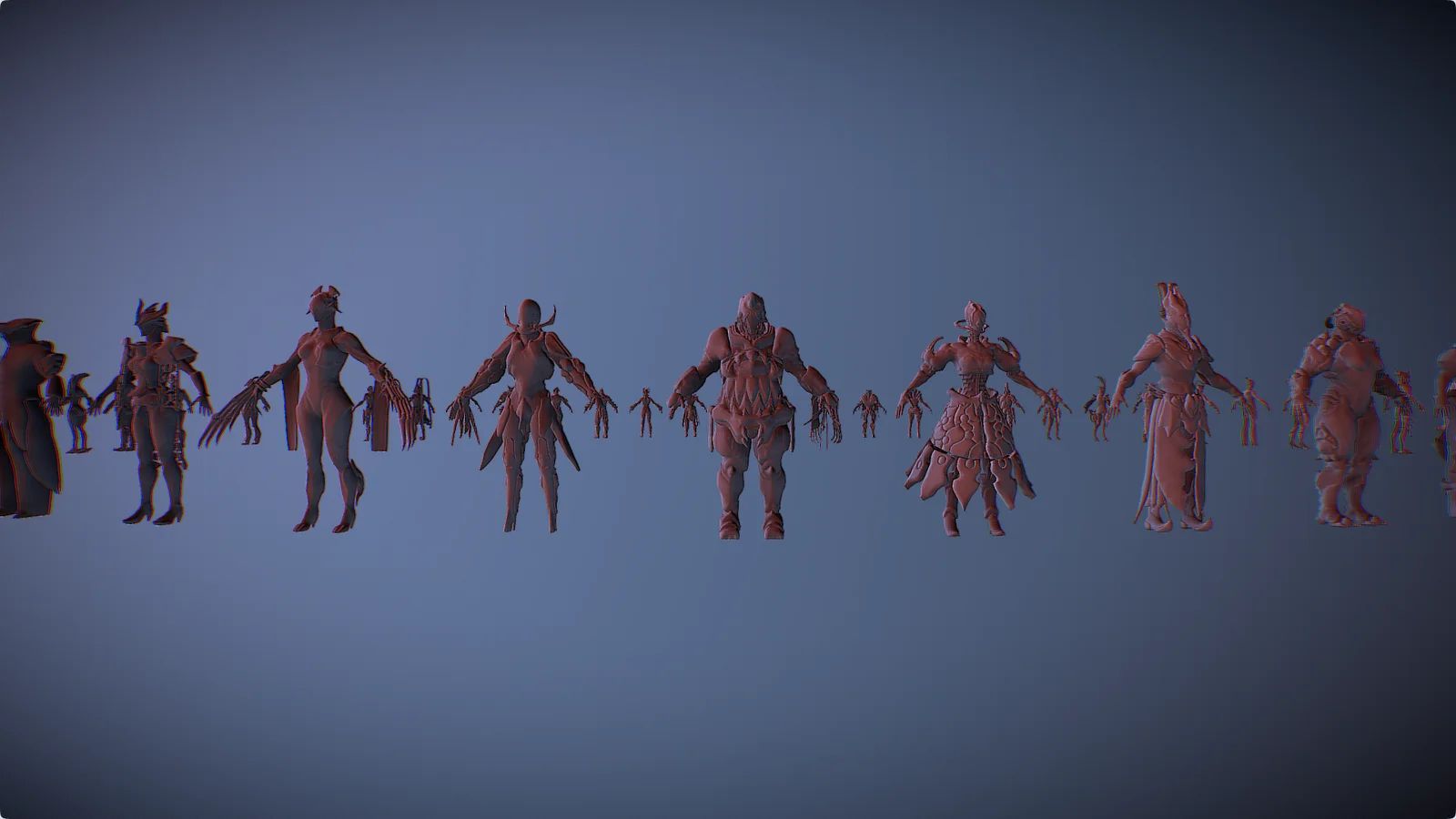 52 Monsters Base Meshes screenshot 3