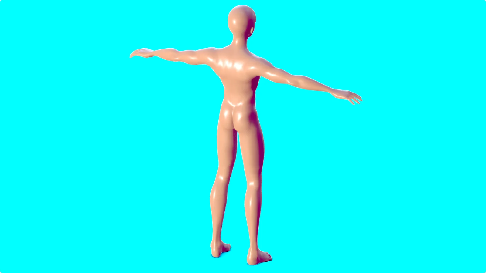 Anime Boy Base Mesh screenshot 3