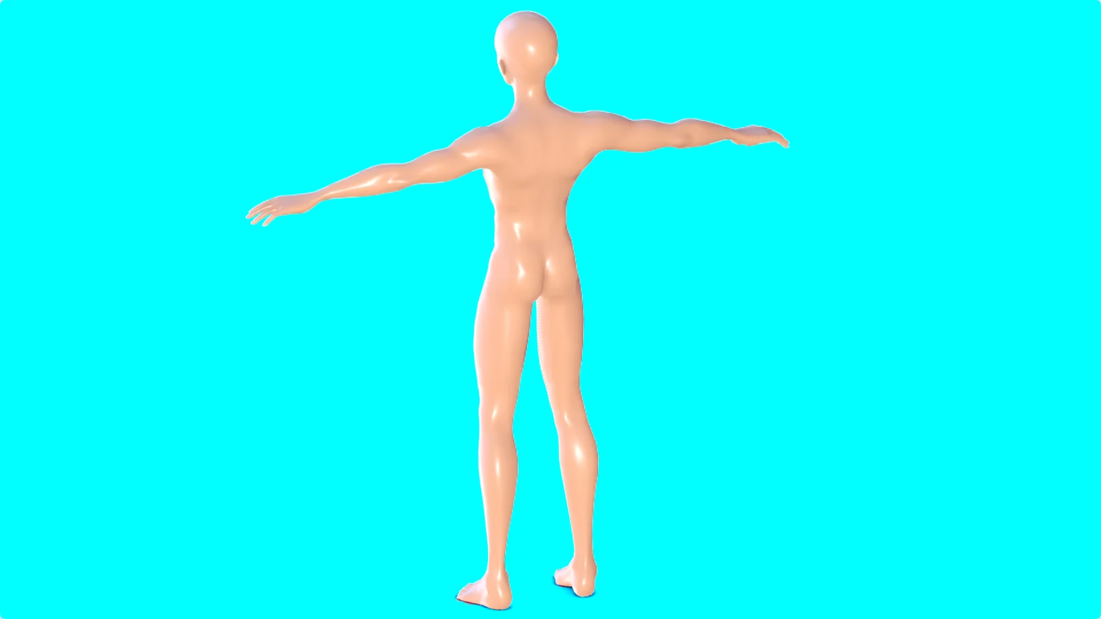 Anime Boy Base Mesh screenshot 6